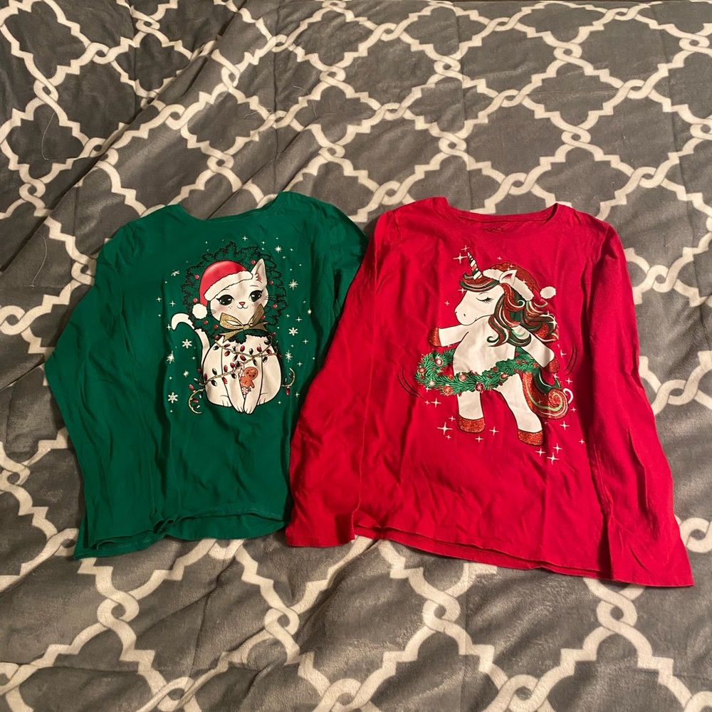 Children’s Place Long Sleeve Christmas Shirts